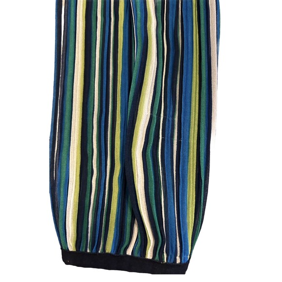 Ruby Rd. Paizley Park Pleated 3/4 Sleeve Peasant Blouse Top Size Small Tie Neck - Picture 8 of 8